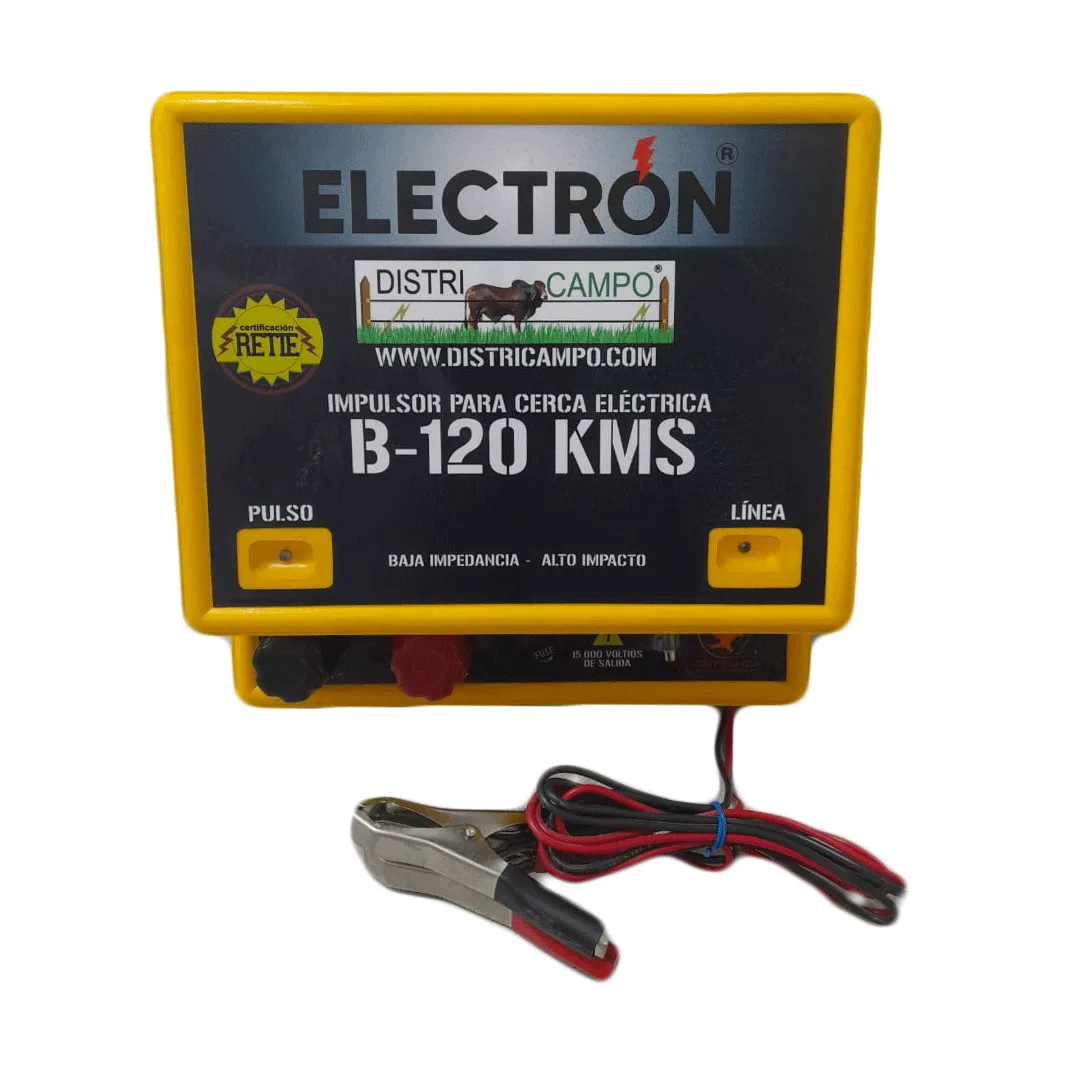 IMPULSOR PARA CERCA ELÉCTRICA 12 VOLTIOS - 120 KM