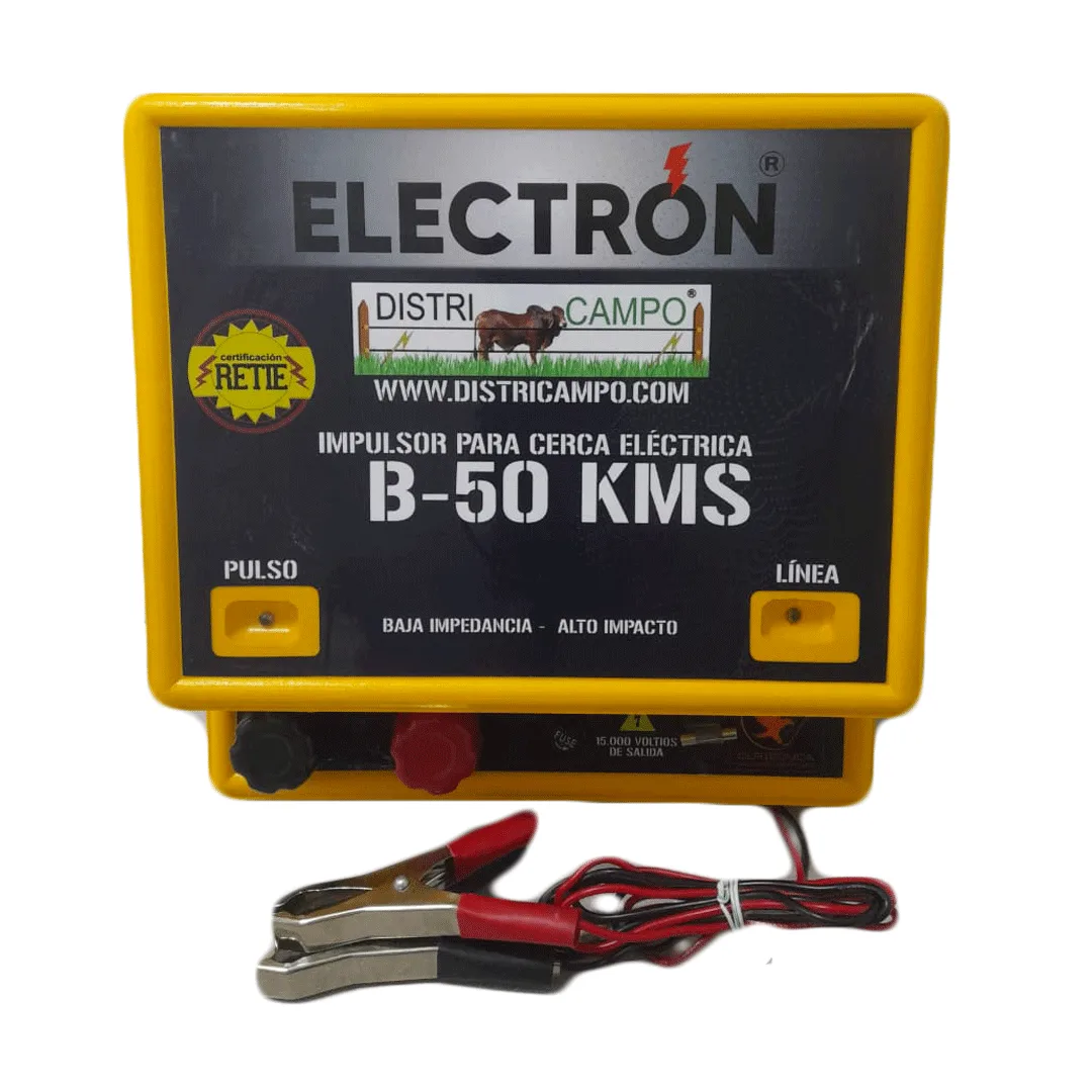 IMPULSOR PARA CERCA ELÉCTRICA 12 VOLTIOS - 50 KM