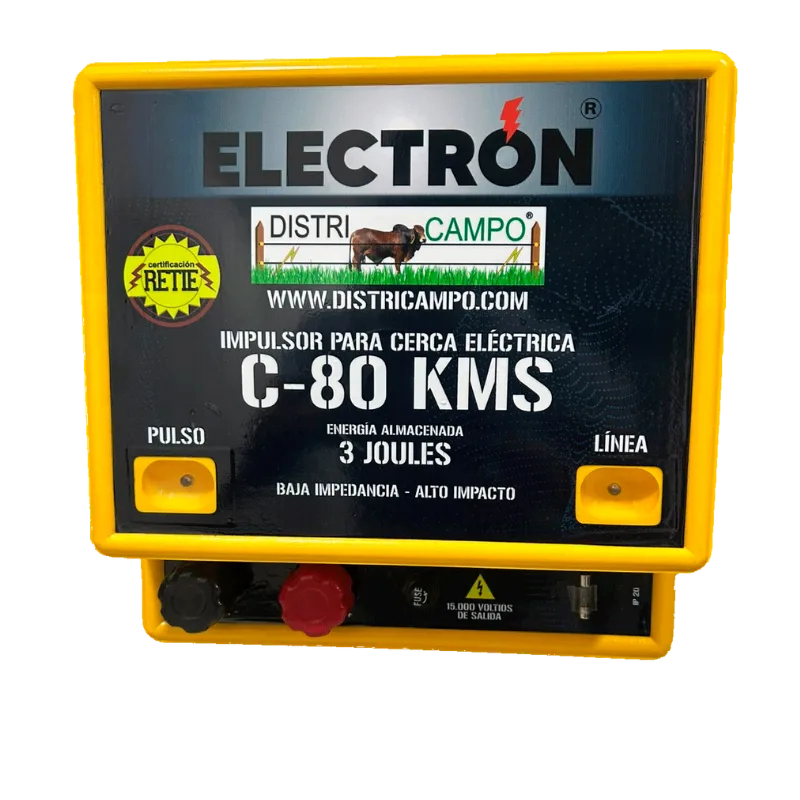 IMPULSOR PARA CERCA ELÉCTRICA 110 VOLTIOS - 80 KM