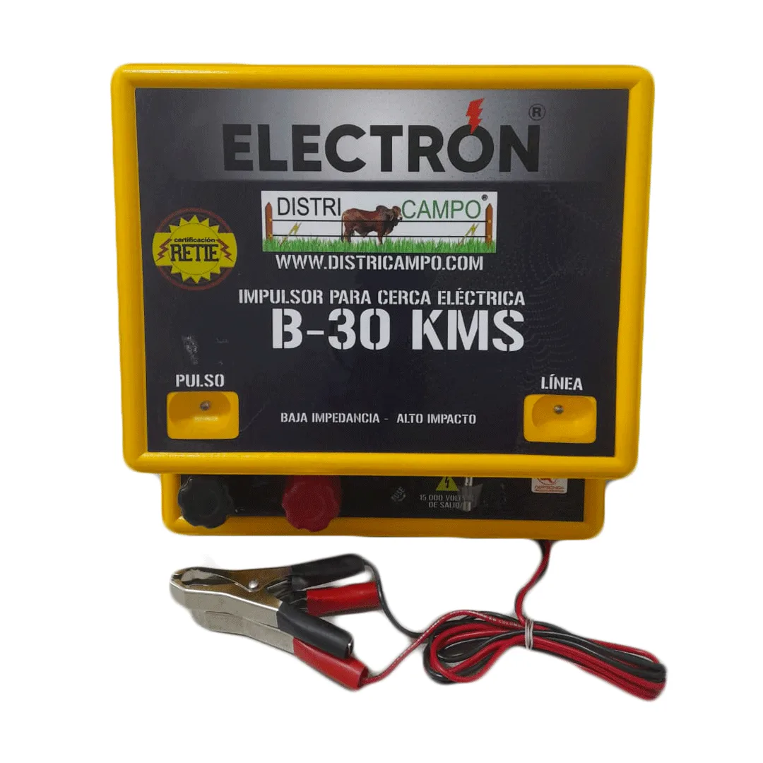 IMPULSOR PARA CERCA ELÉCTRICA 12 VOLTIOS - 30 KM