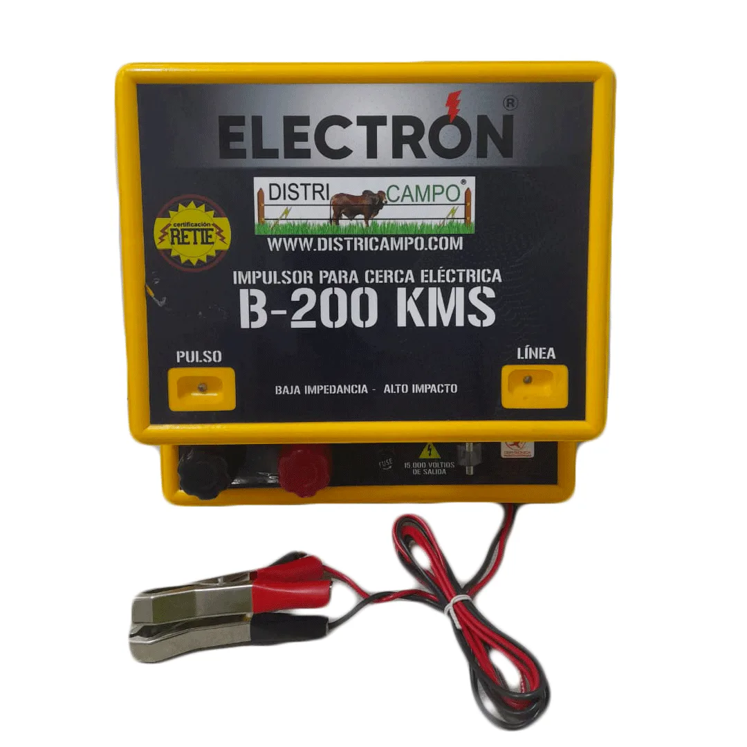IMPULSOR PARA CERCA ELÉCTRICA 12 VOLTIOS - 200 KM