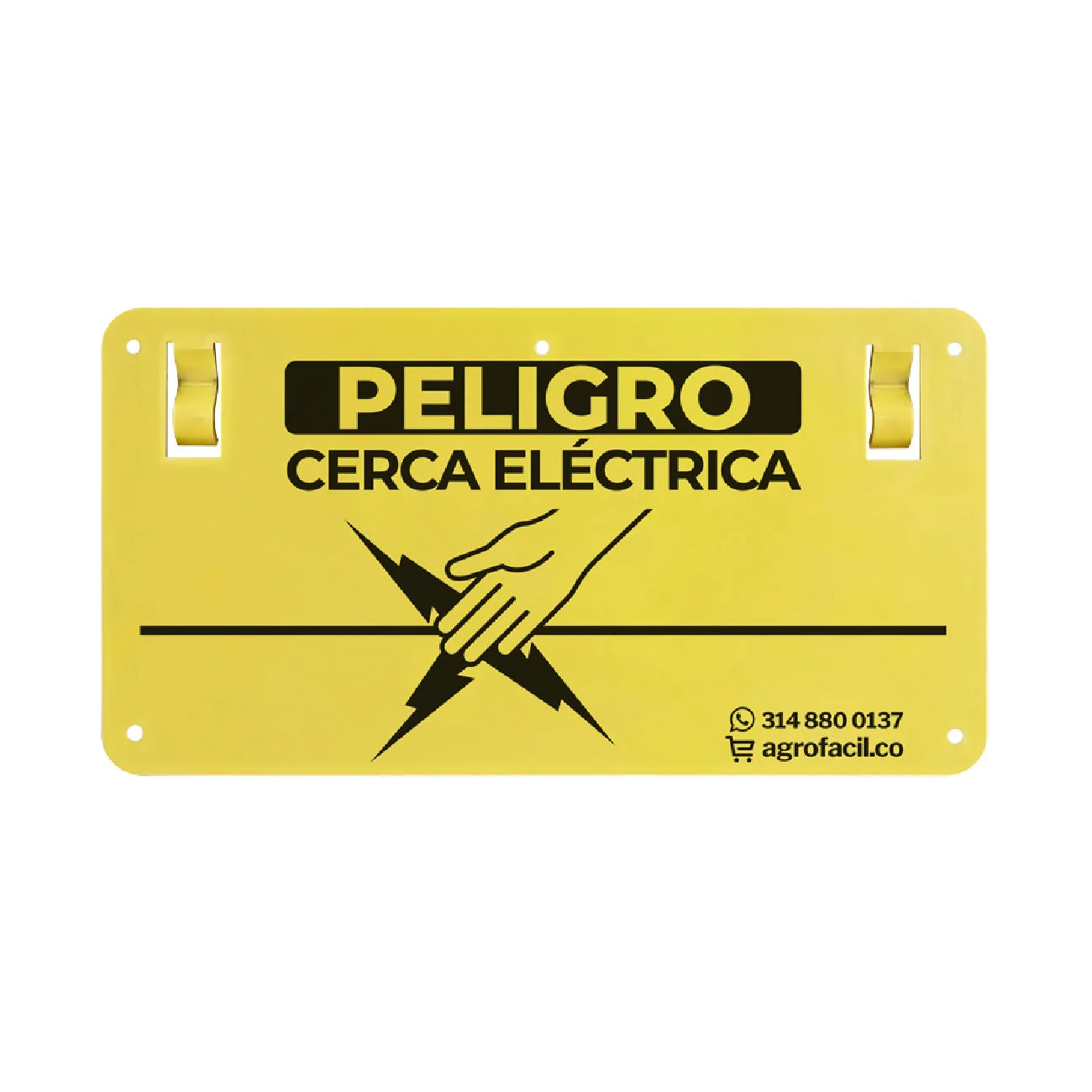 Aviso De Precaución Para Cerca Eléctrica – Producto estándar