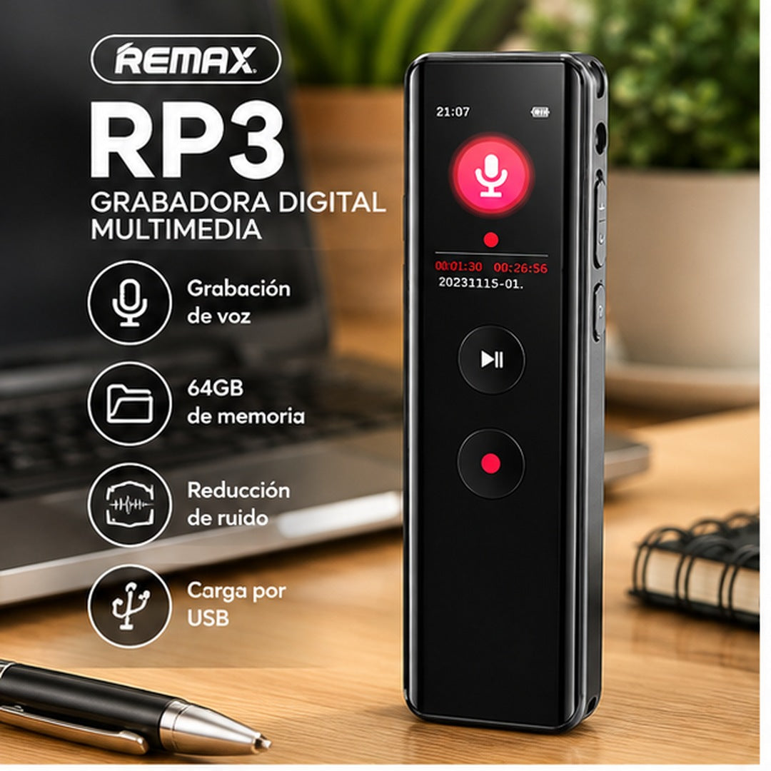 REMAX GRABADORA DIGITAL MULTINEDIA