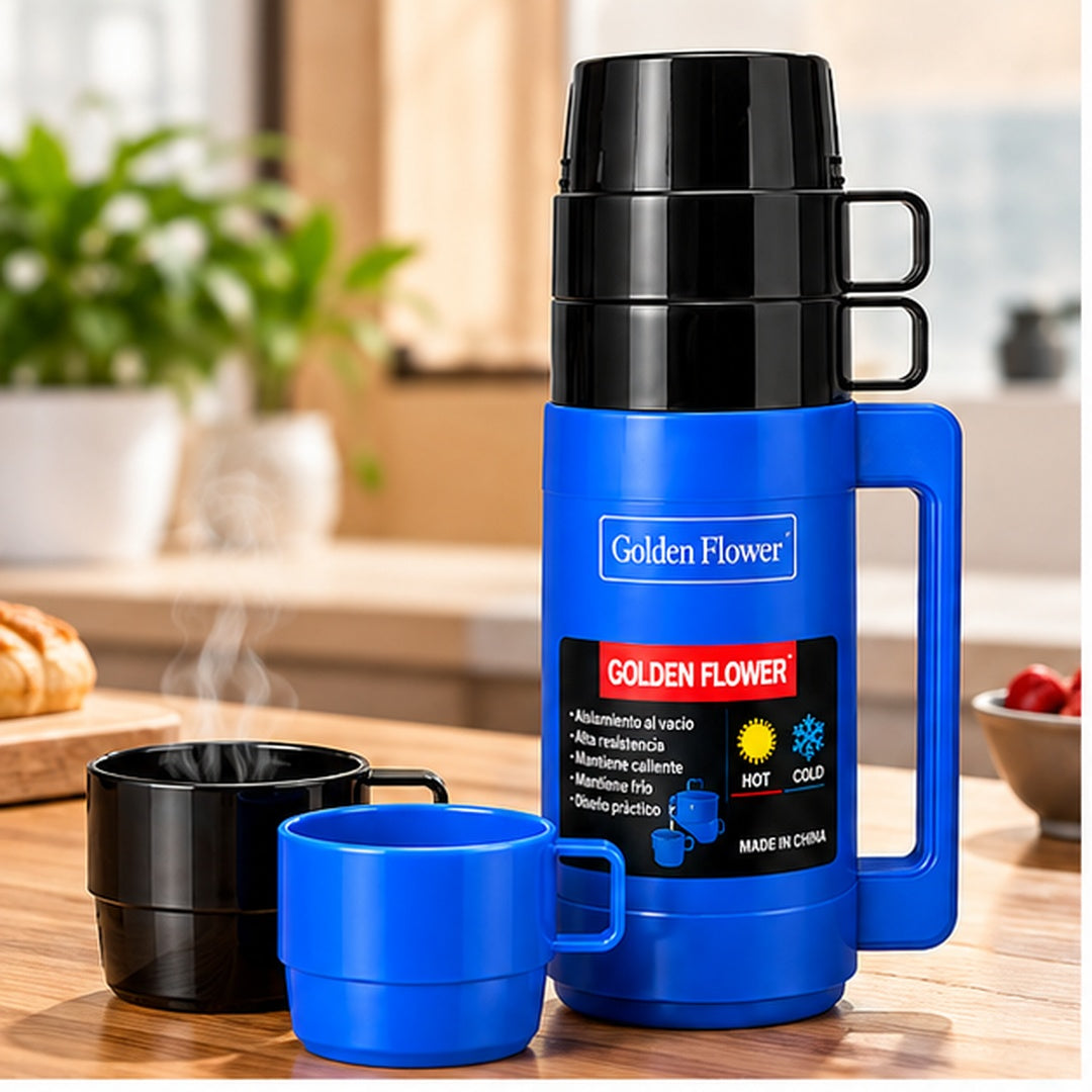 TERMO CAFETERO HOME 0.5L DOBLE TAPA