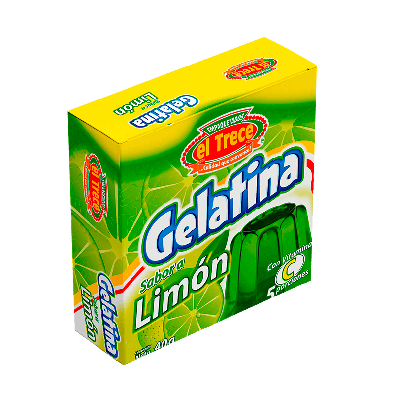 Gelatina Limón 40g