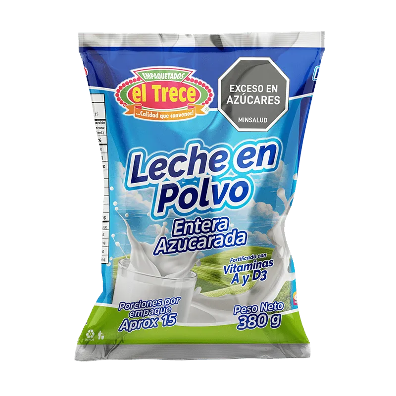 Leche en polvo Entera Azucarda 380g