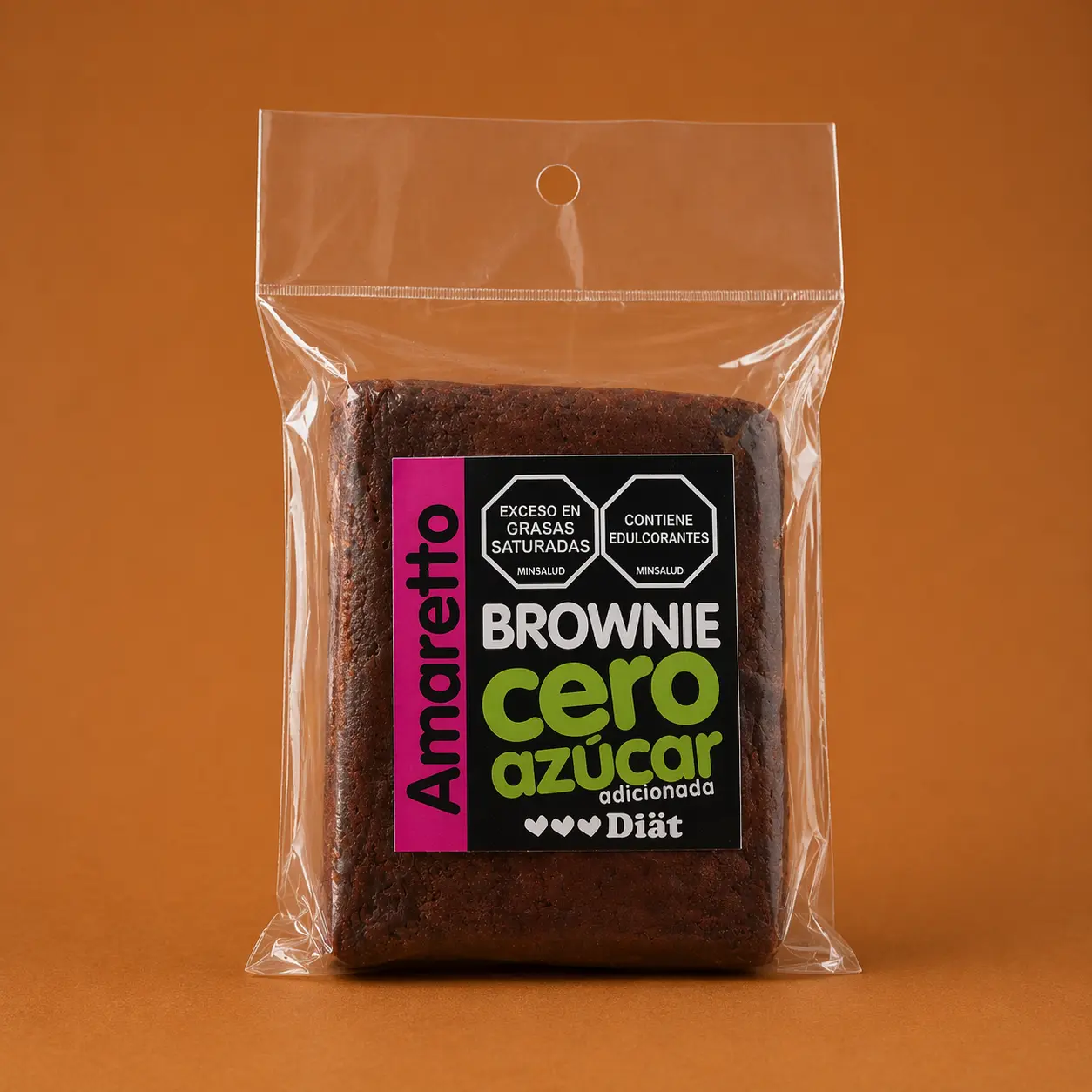 BROWNIE AMARETTO X 70GR