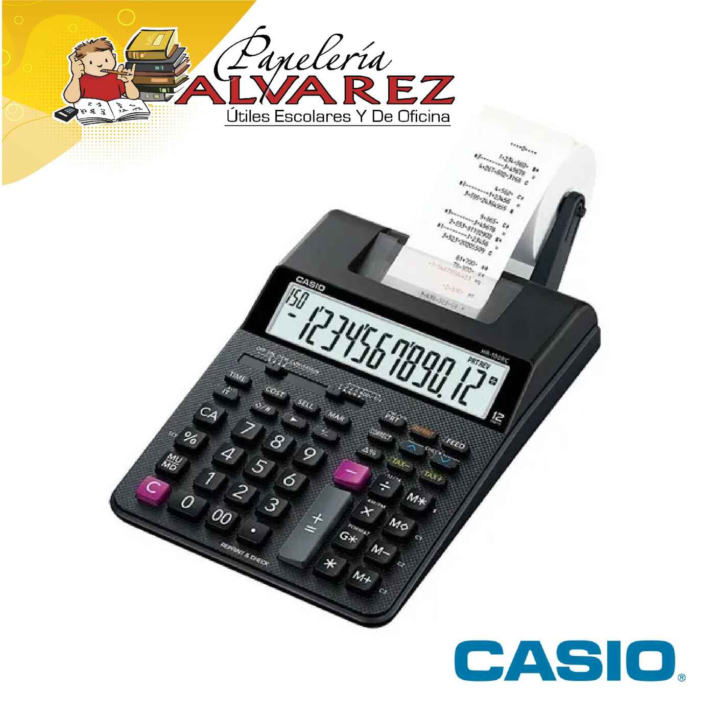 CALCULADORA CASIO SUMADORA HR-100RC