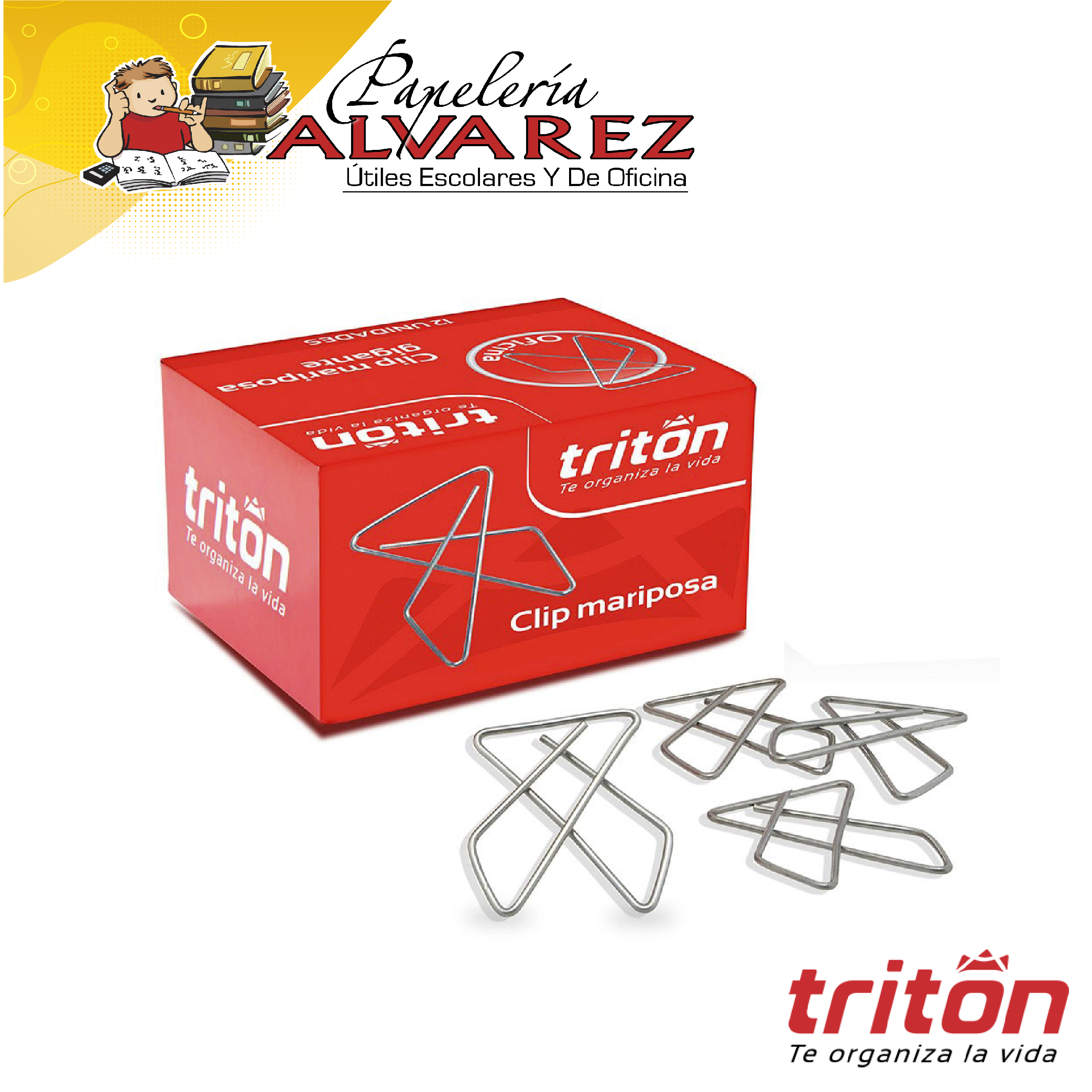 CLIP MARIPOSA TRITON X 50 METALICO