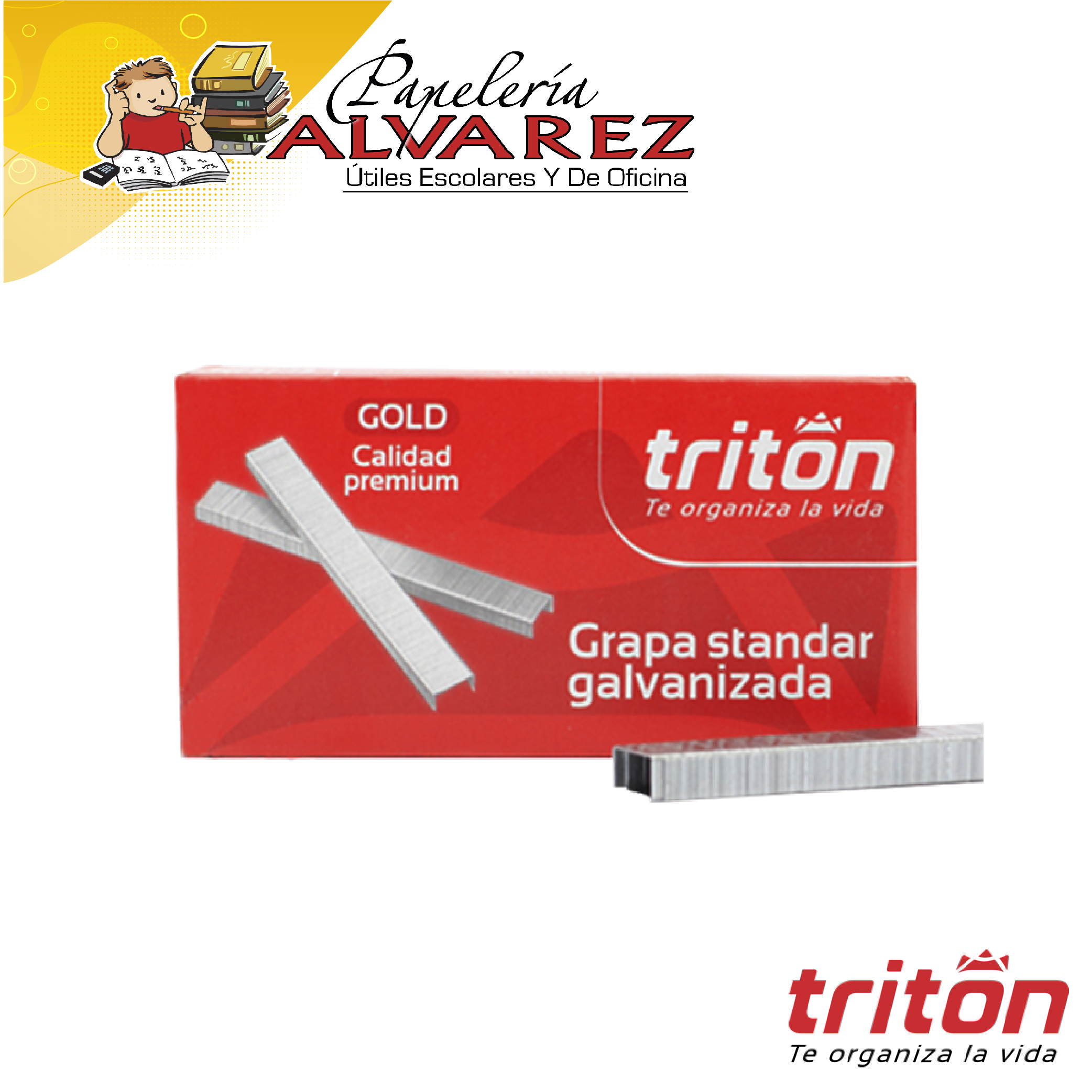 GRAPA COSEDORA TRITON GALVANIZADO X5000