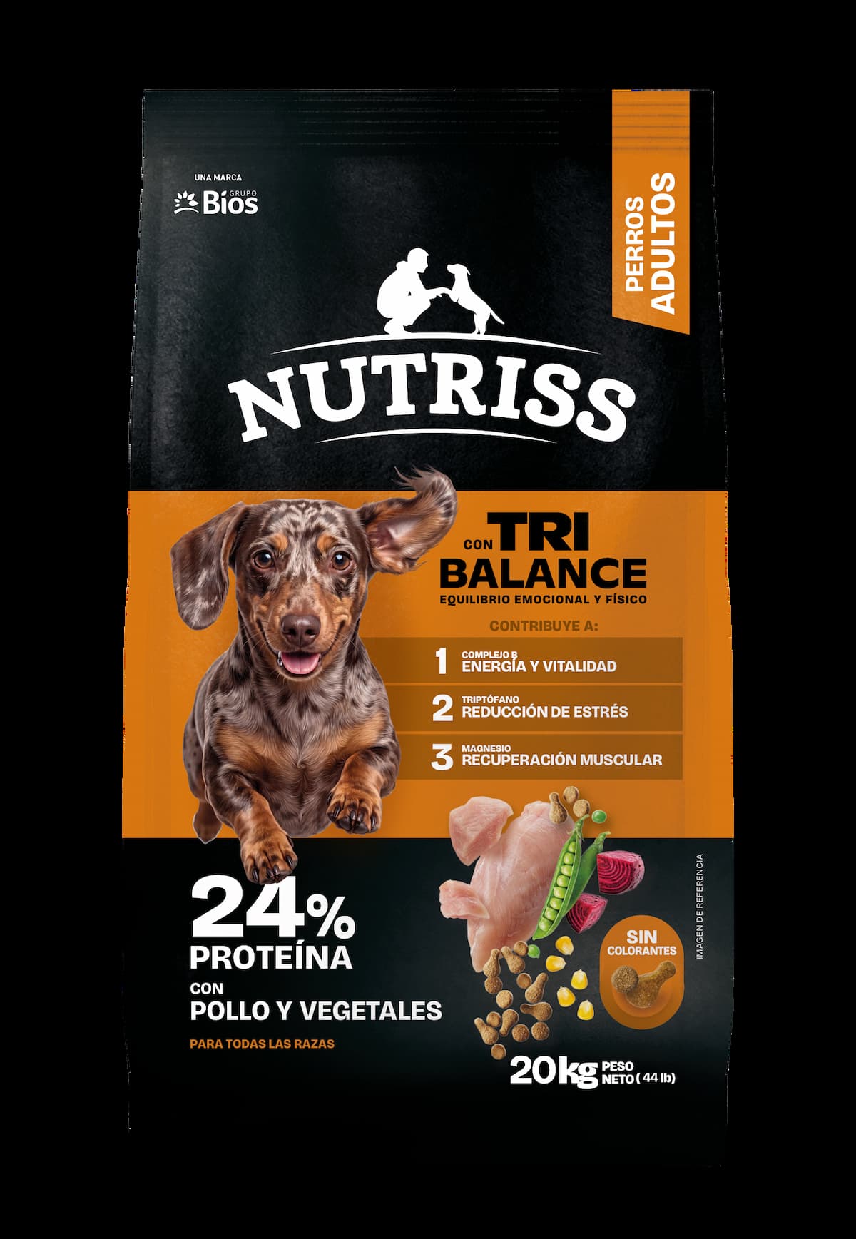 Nutriss Adulto Tribalance Pollo/Vegetales 20Kg