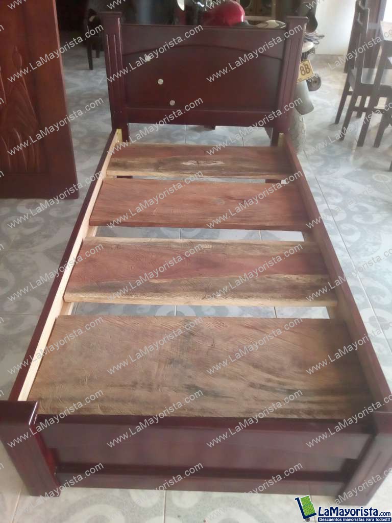Cama sencilla madera/triple 190 x 100 cm