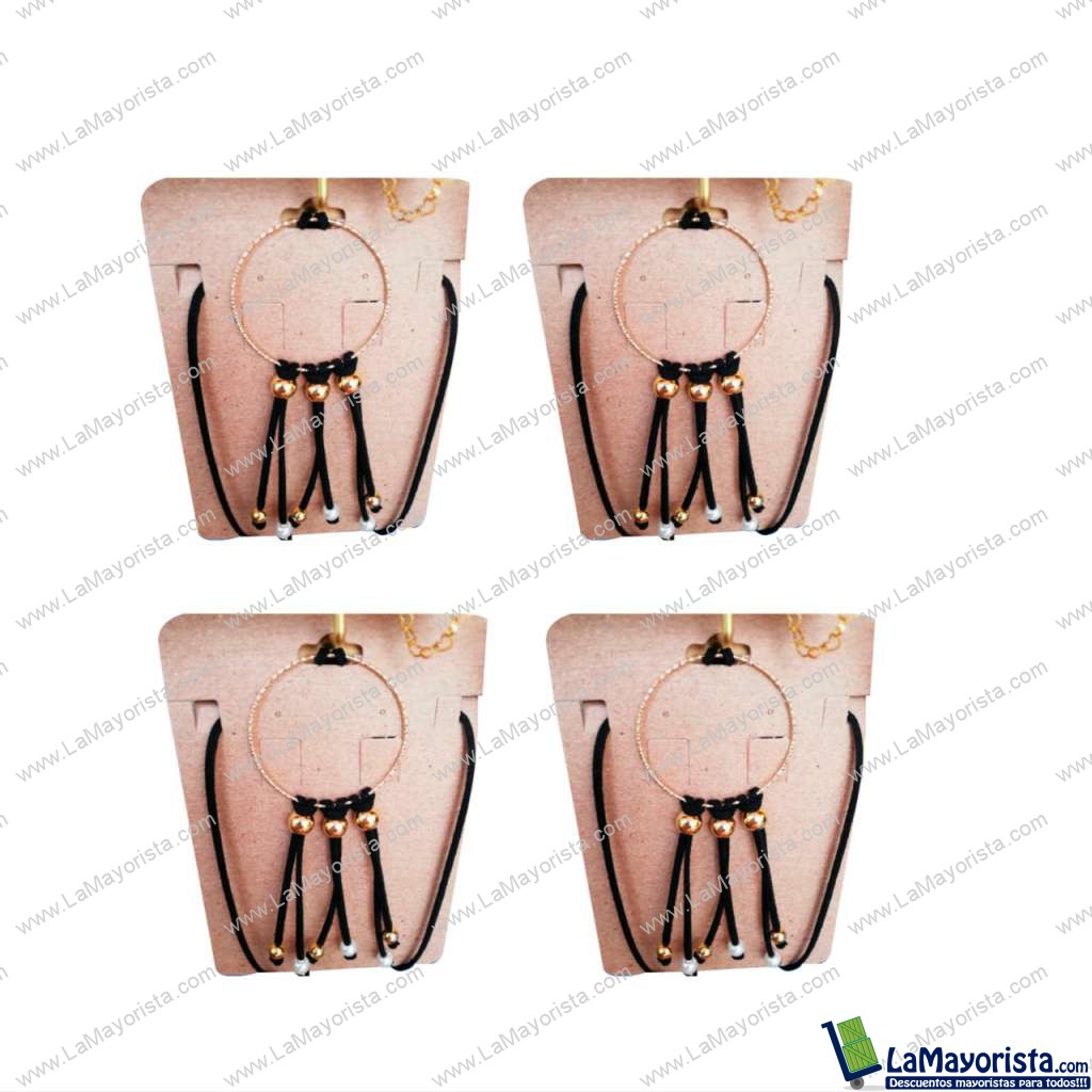 Collar en orogolfi y cuero