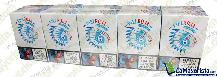 CIGARRILLOS PIEL ROJA AZUL FILTRO X 20 CAJETILLAS
