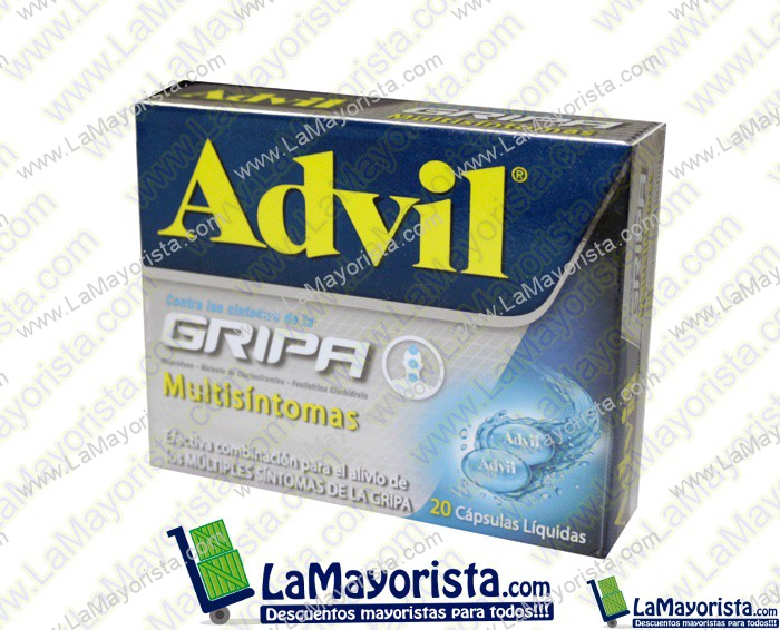 CAPSULAS ADVIL GRIPA X 20 CAPSULAS