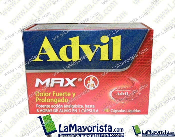 CAPSULAS ADVIL MAX X 40 CAPSULAS
