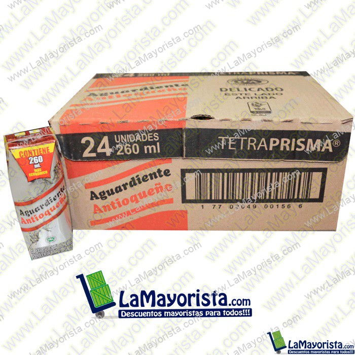 AGUARDIENTE FLA X 260 ML