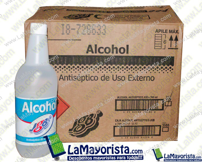 ALCOHOL JGB X 700 ML