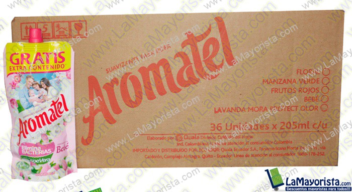 SUAVIZANTE PARA ROPA AROMATEL X 205 ML