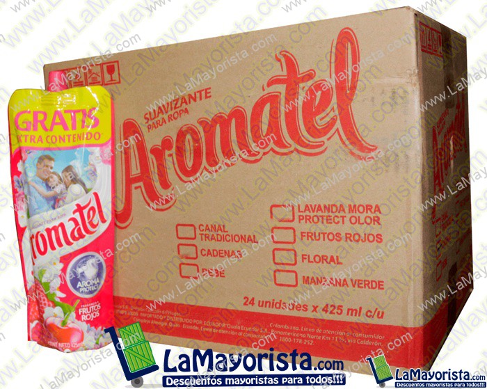 SUAVIZANTE PARA ROPA  AROMATEL  X 425 ML