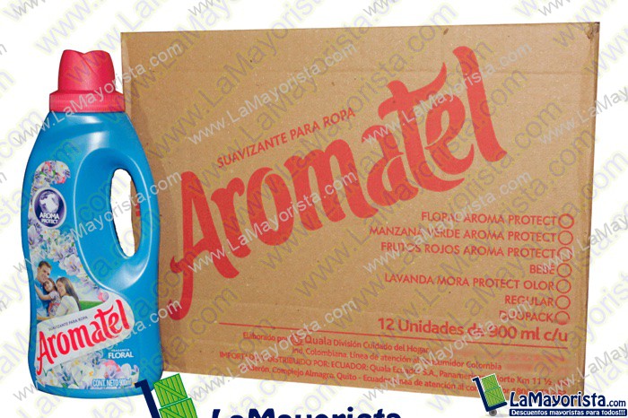 SUAVIZANTE PARA ROPA AROMATEL  X 900 ML