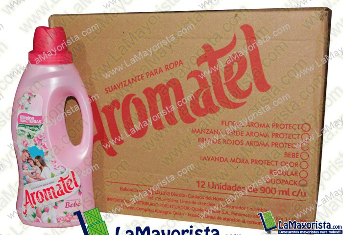 SUAVIZANTE PARA ROPA AROMATEL  X 900 ML