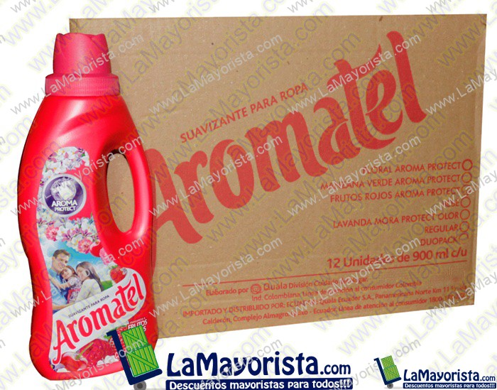 SUAVIZANTE PARA ROPA AROMATEL  X 900 ML