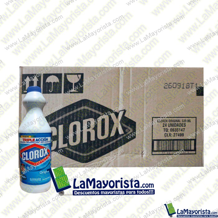 BLANQUEADOR CLOROX X 500 ML