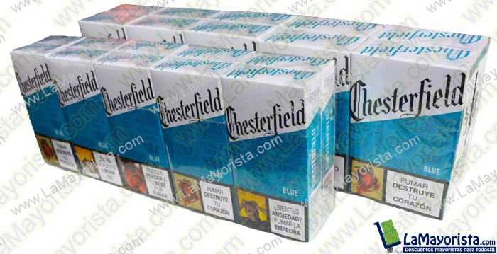 CIGARRILLOS BOSTON BLUE (CHESTERFIELD) X 10 CAJETILLAS