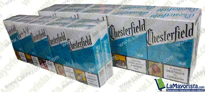CIGARRILLOS BOSTON BLUE (CHESTERFIELD) X 20 CAJETILLAS