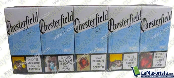 CIGARRILLOS BOSTON WHITE (CHESTERFIELD) X 10 CAJETILLAS