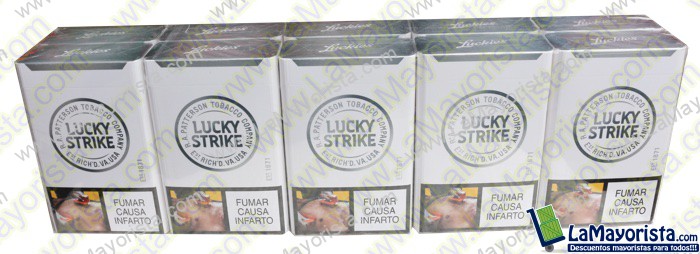 CIGARRILLOS LUCKY SILVER X 20 CAJETILLAS