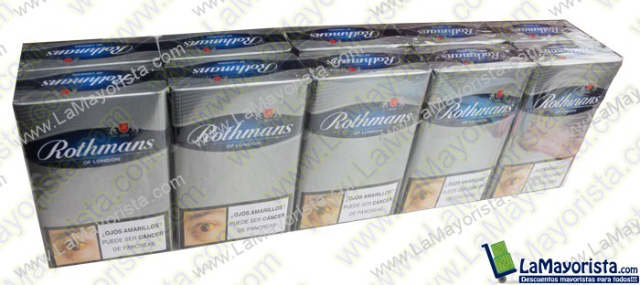 CIGARRILLOS ROTHMANS GRIS X 20 CAJETILLAS