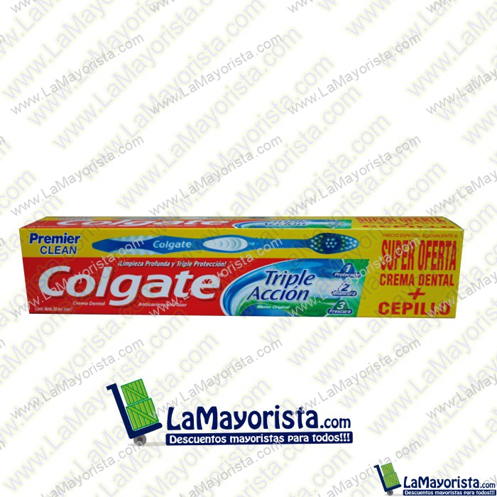 CREMA DE DIENTES + CEPILLO COLGATE TRIPLE X 50 CREMA DENTAL