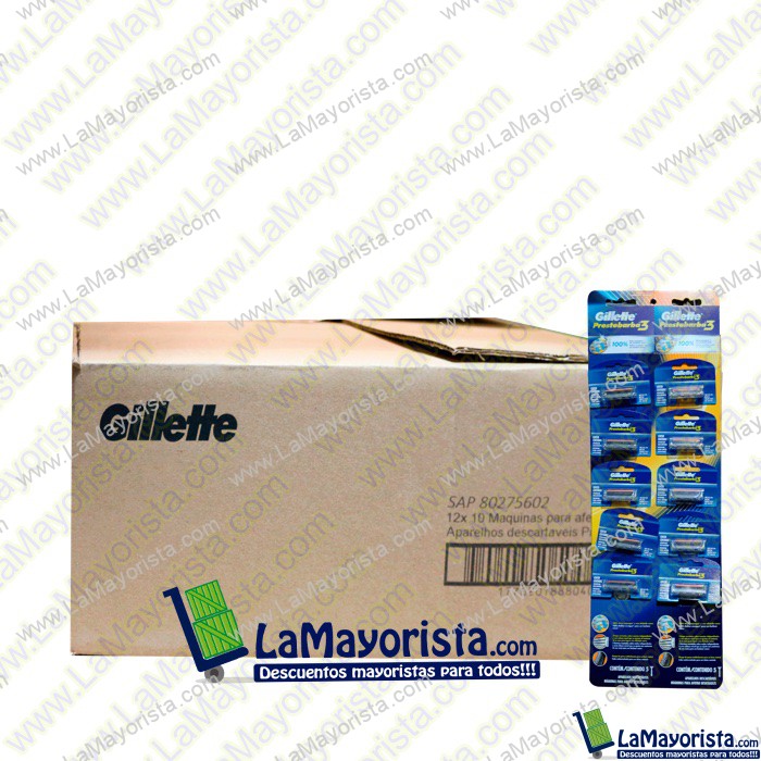 CUCHILLA DE AFEITAR  GILLETTE X 10 CUCHILLA