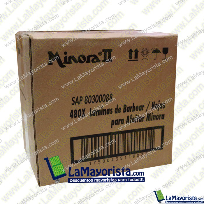 CUCHILLA DE AFEITAR MINORA X 20 CUCHILLA