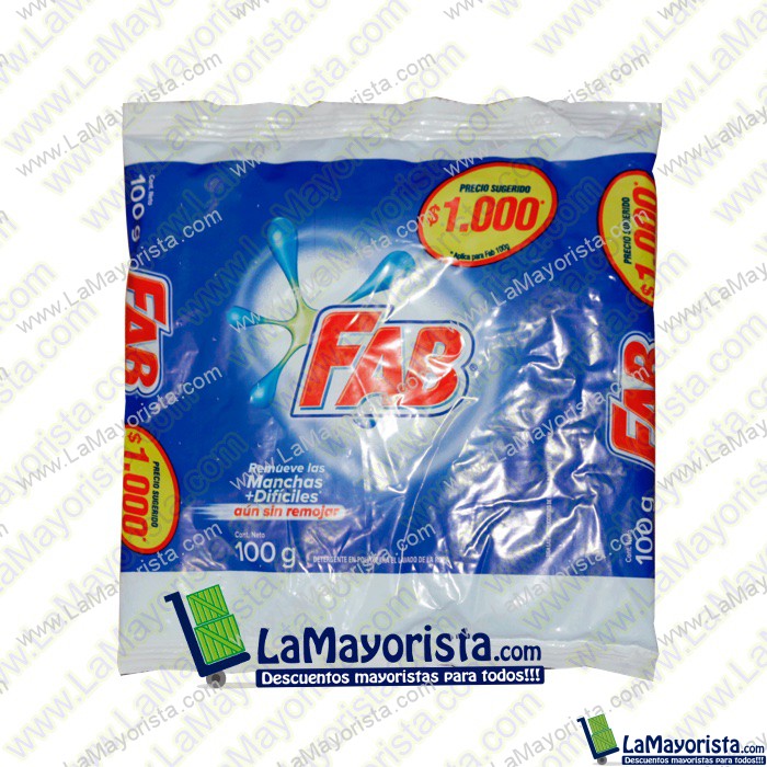 DETERGENTE FAB X 100 GR