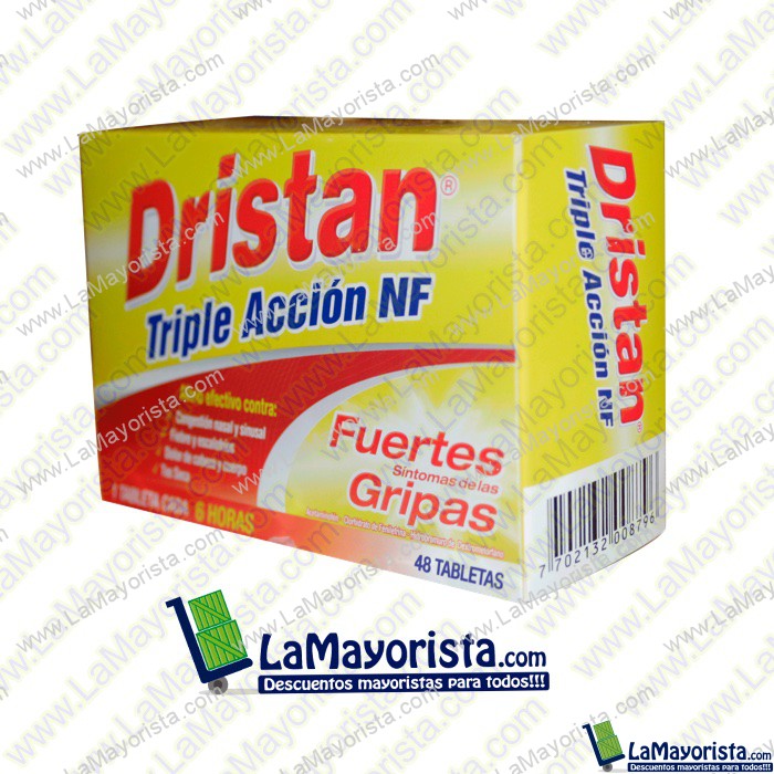 TABLETAS DRISTAN TRIPLE ACCION X 48 TABLETAS
