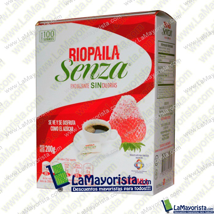 ENDULZANTE RIO PAILA SENZA X 100 SOBRES