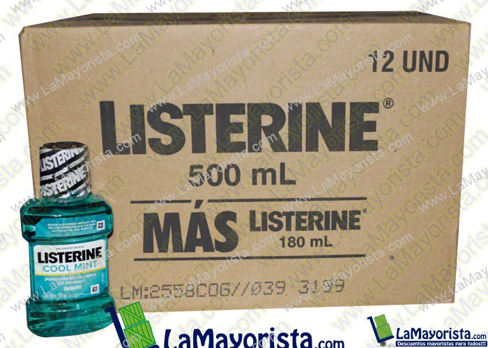 ENJUAGUE BUCAL LISTERINE COOL X 180 ML