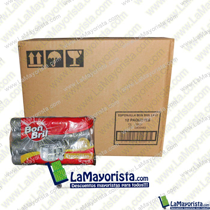 ESPONJILLA BON BRILL X 12 ESPONJAS