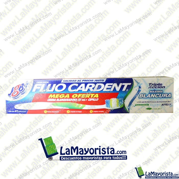 CREMA DE DIENTES + CEPILLO FLUOCARDENT X CREMA + CEPILLO