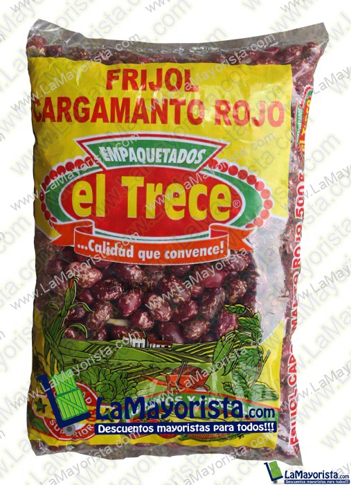 FRIJOL CARGAMANTO ROJO EL TRECE X 500 GR