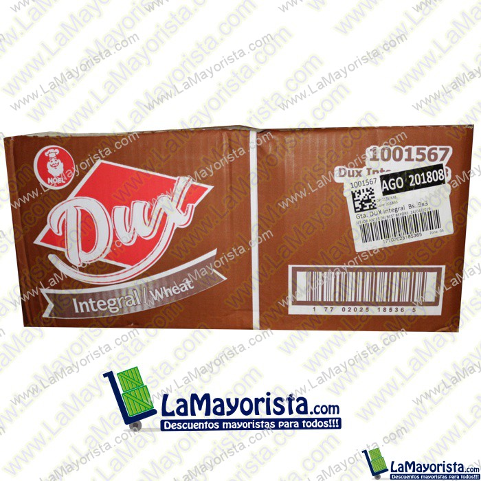 GALLETAS INTEGRALES DUX X 9 PAQUETES