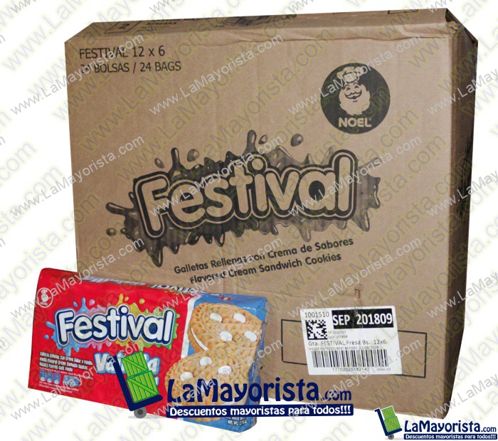 GALLETAS FESTIVAL X 6 GALLETAS
