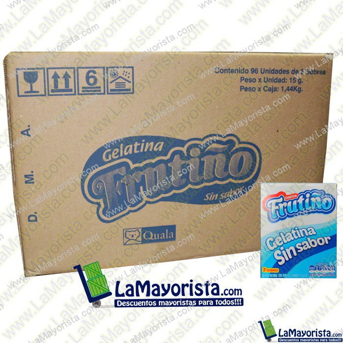 GELATINA SIN SABOR FRUTIÑO X 2 SOBRES
