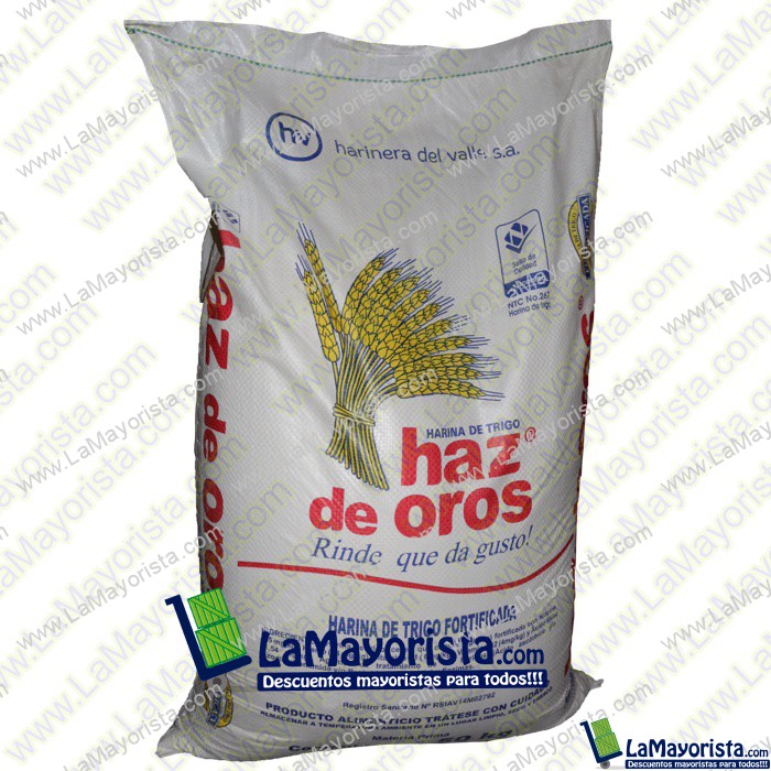 HARINA DE TRIGO HAZ DE OROS X 50 KG