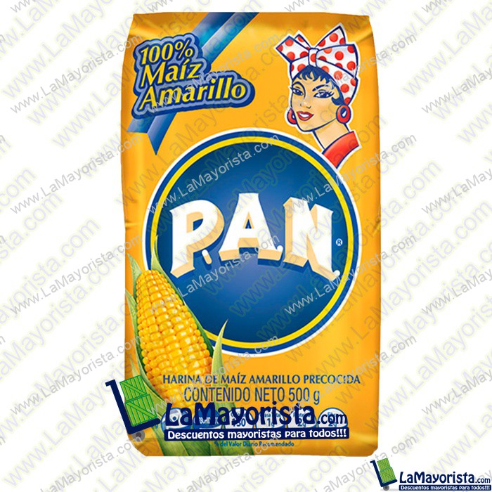 HARINA DE MAIZ AMARILLO  PAN X 500 GR