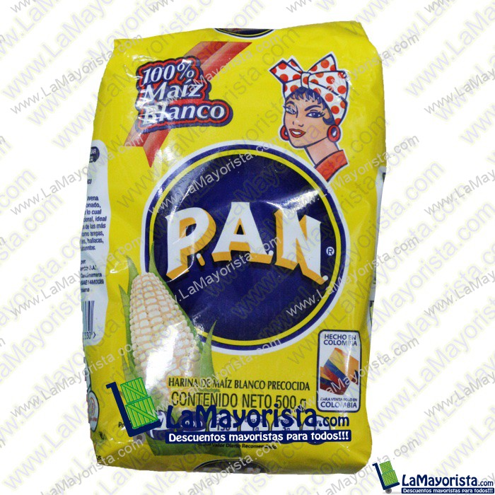 HARINA DE MAIZ BLANCO  PAN X 500 GR