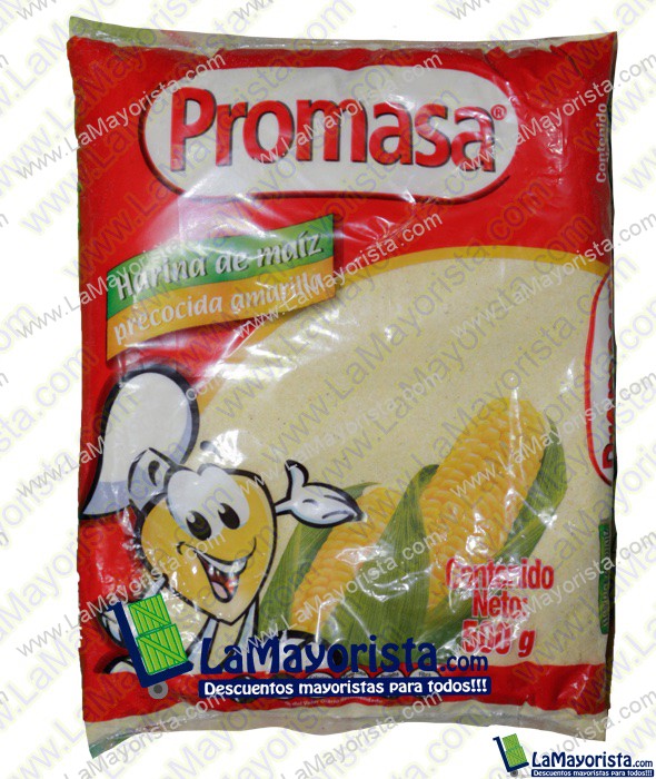 HARINA DE MAIZ AMARILLO  PROMASA X 500 GR